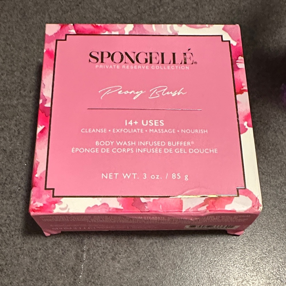 Spongelle Peony Blush Exfoliating Buffer - Pink